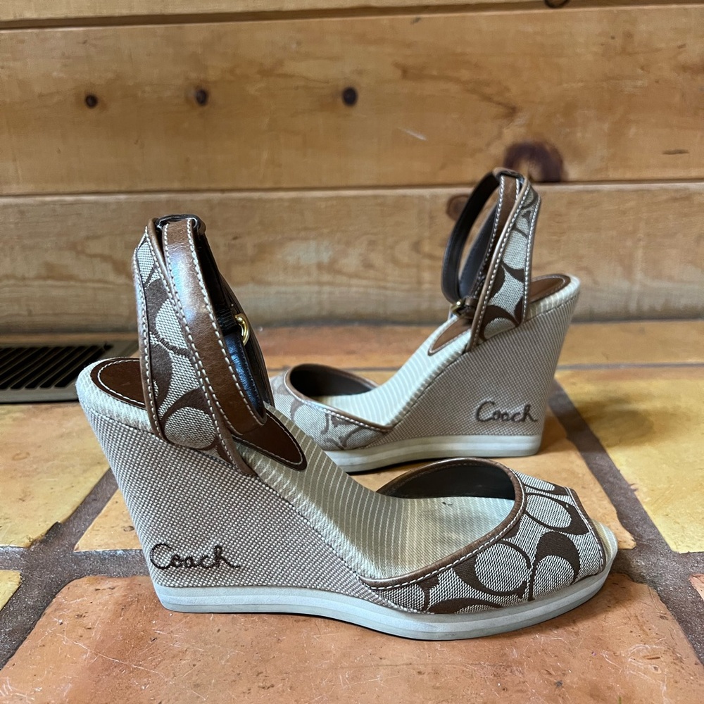 Coach Wedge Sandals